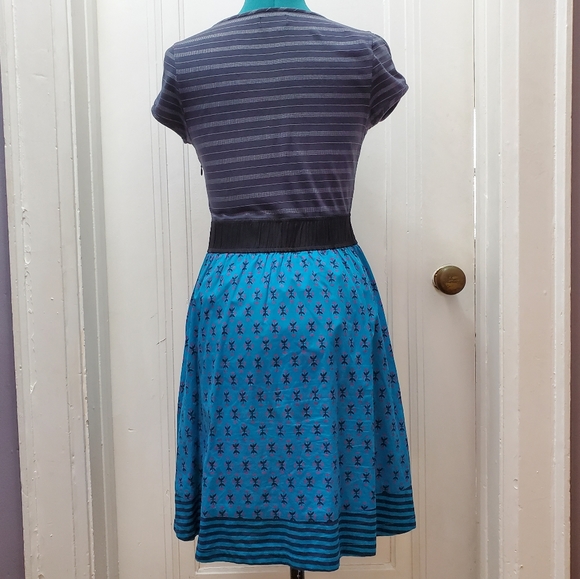 Brooklyn Industries Dress with Stripes and Flowers - Picture 4 of 5